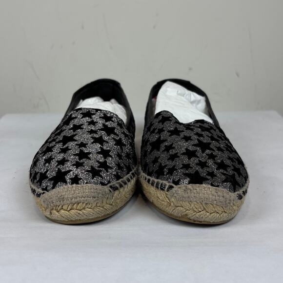 Saint Laurent Glitter Star Espadrilles Slip Ons Women's 41 US 11 - Picture 2 of 11